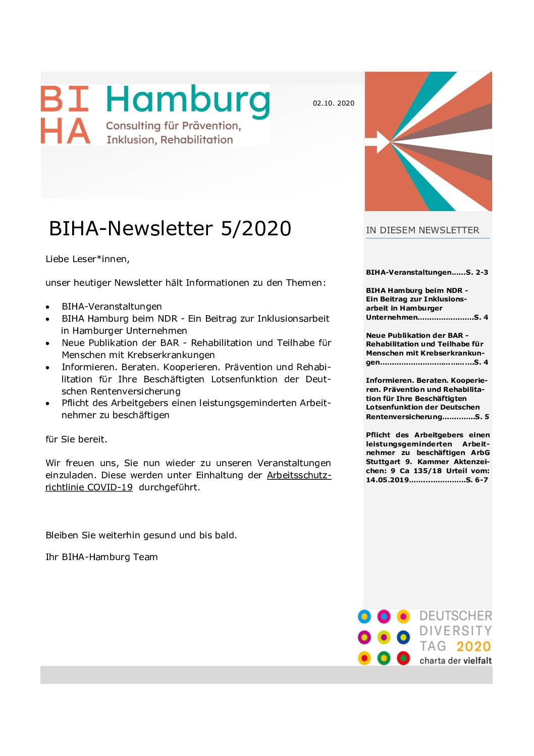 BIHA-Newsletter 5_2020